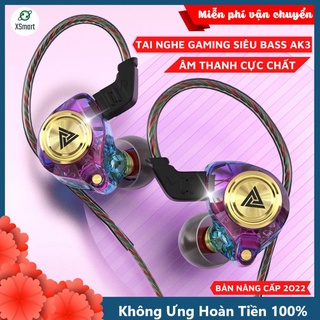 Tai Nghe Nhét Tai Có Dây QKZ AK3 Jack 3.5mm Có Micro Sử Dụng Cho Điện