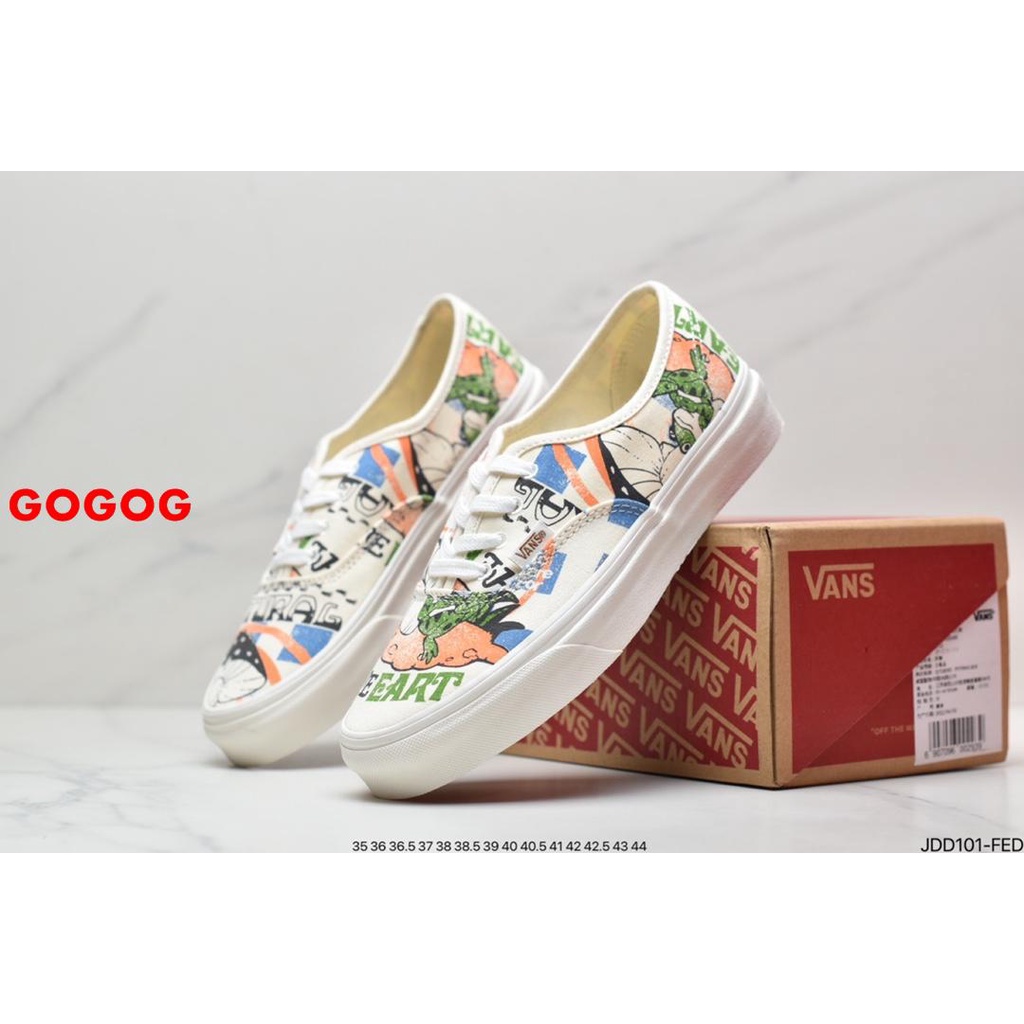 Giày Thể Thao vans Chính Hãng 44 7H MBB2 In Họa Tiết Hoạt Hình graffiti Cho Nam Và Nữ
