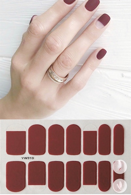 Set dán móng tay nails dán nghệ thuật nhiều màu - có ngay bộ móng đẹp trong 5 phút (Nail wraps / Nail stickers)