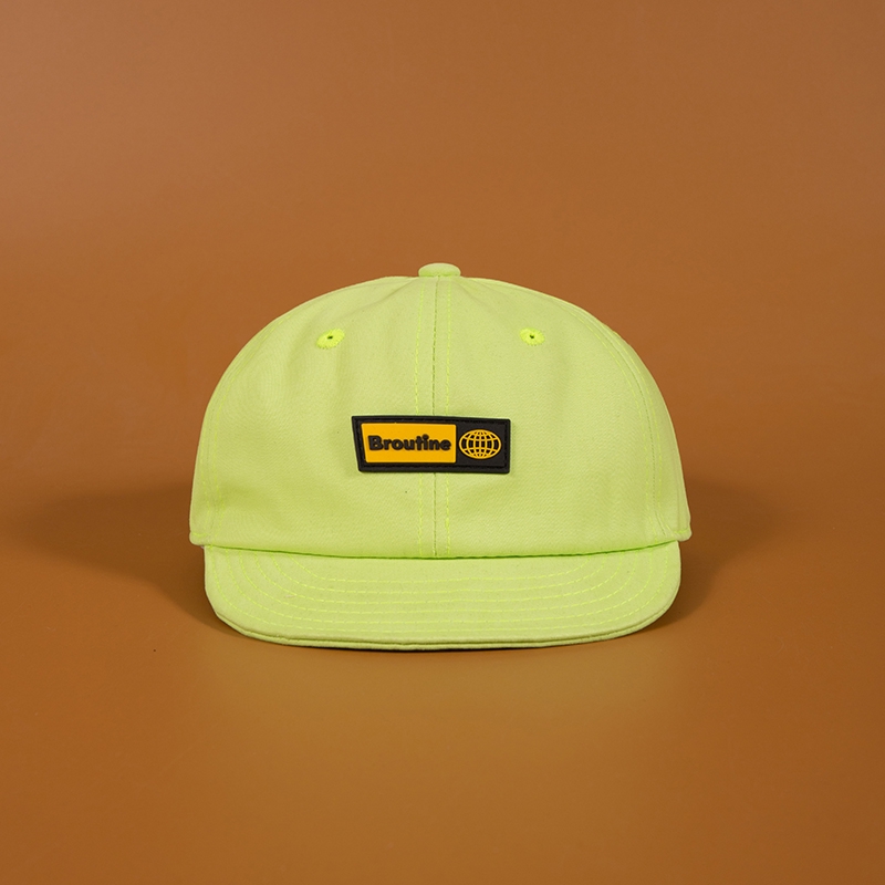 Nón lưỡi trai vành ngắn mềm mại thêu họa tiết phong cách hip hop Nhật Bản thời trang xuân hè