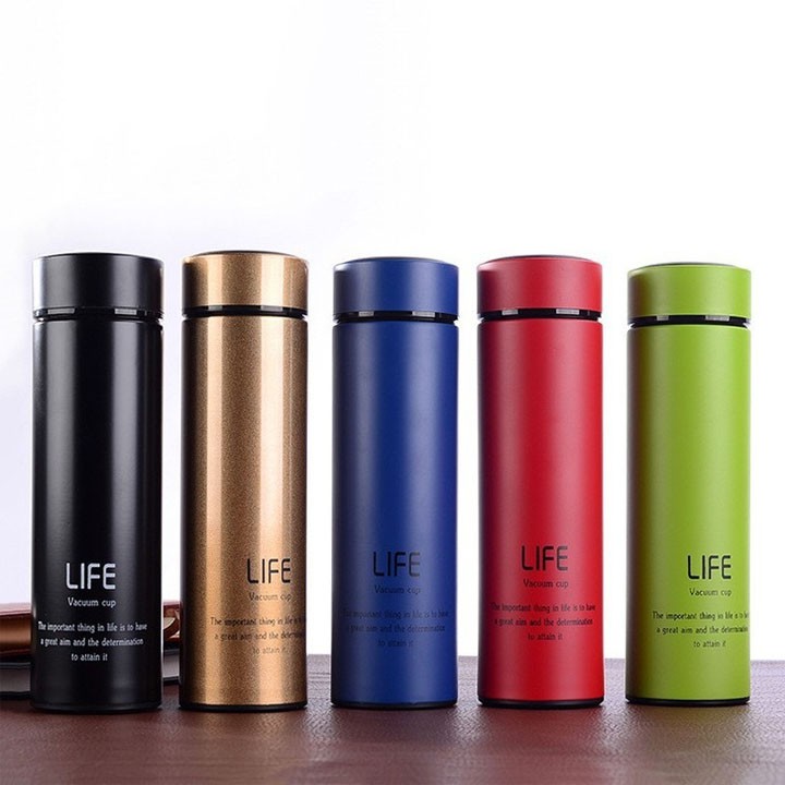 Bình Giữ Nhiệt 3 Lóp Vacuum Flask (LIFE) Cao Cấp có lưới lọc trà