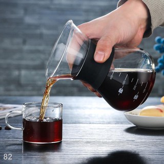 YBình pha cà phê Mỹ Bình đựng cà phê thủy tinh Bình thủy tinh tại nhà Bình đựng cà phê thủy tinh