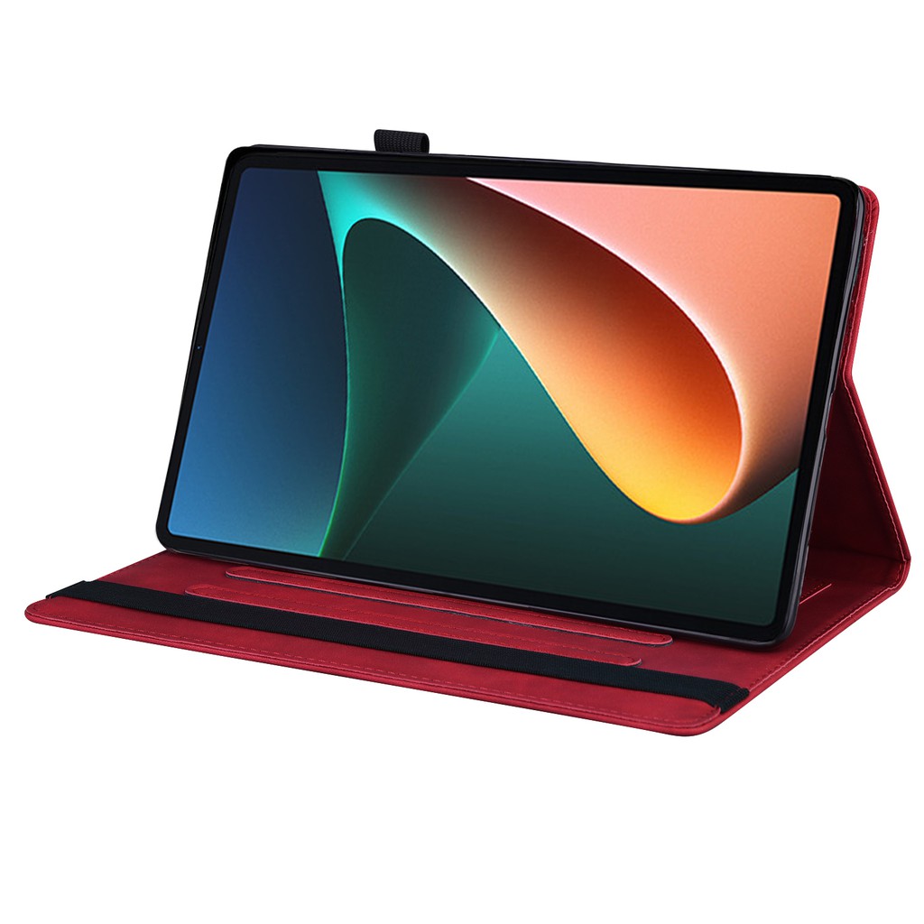 Bao da máy tính bảng có chức năng giá đỡ + ngăn đựng thẻ tiện lợi cho Xiaomi Mi Pad 5 / Pad 5 Pro 11 "
