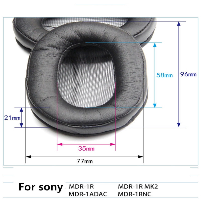 Pad lót tai nghe chụp tai thay thế SONY MDR-1R