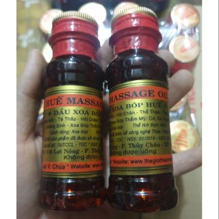 DẦU MASSAGE HUẾ# Chai 60ml# HSD 36 tháng