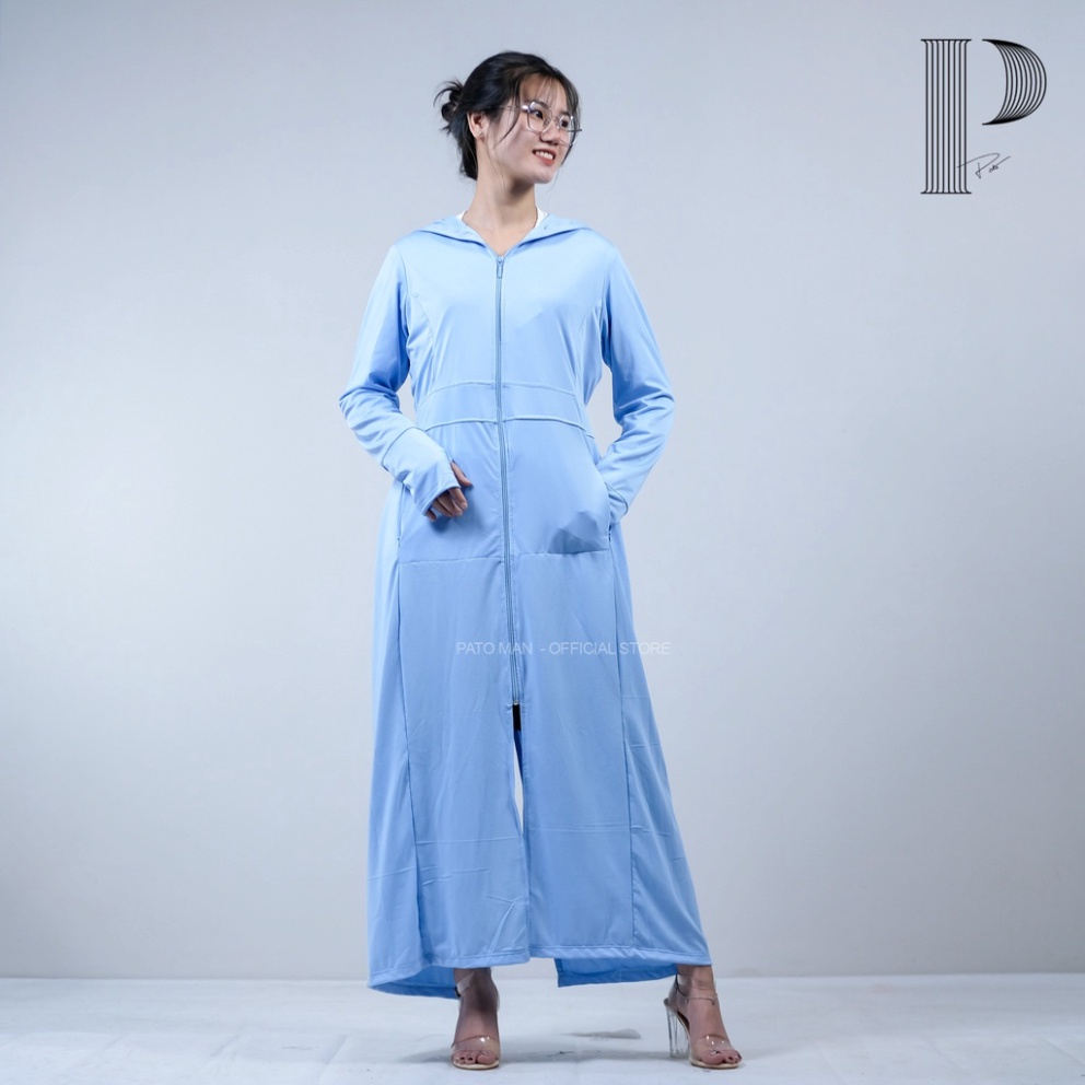 ◑❀Áo chống nắng toàn thân đai eo kiểu mới Pato Man,màu săc trẻ trung chất thông hơi thoáng mát tia uv cao | BigBuy360 - bigbuy360.vn