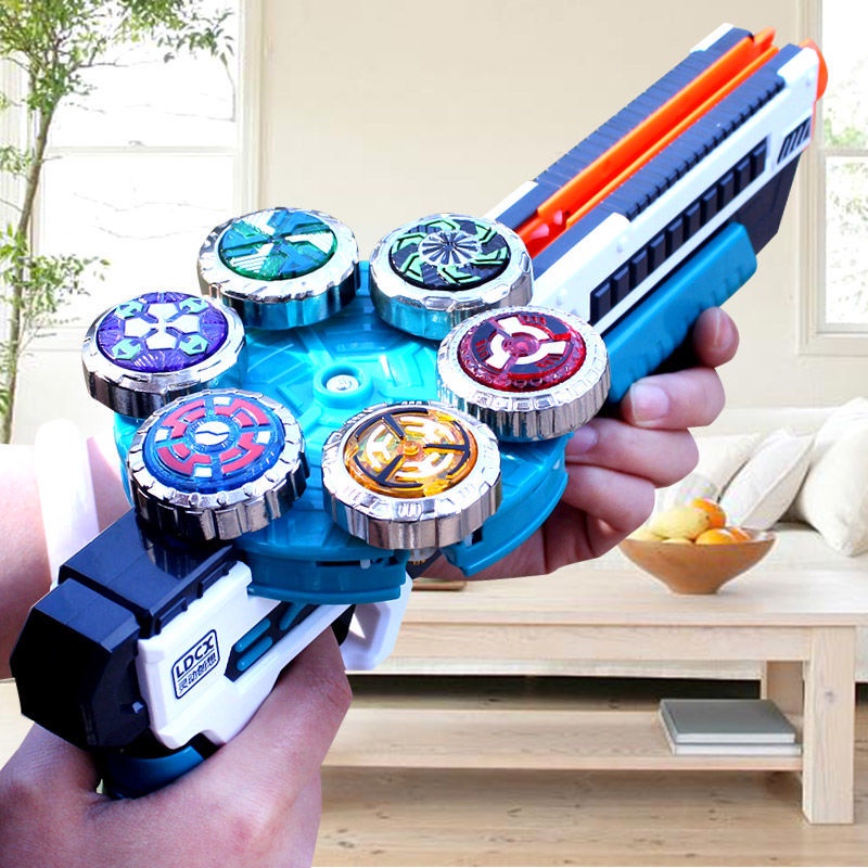 ☍☬☃Đồ chơi Beyblade Phiên bản nâng cấp Chiến đấu Ma thuật Beyblade Cậu bé 3-6 tuổi 7-8 Súng quay hồi chuyển Thông minh S