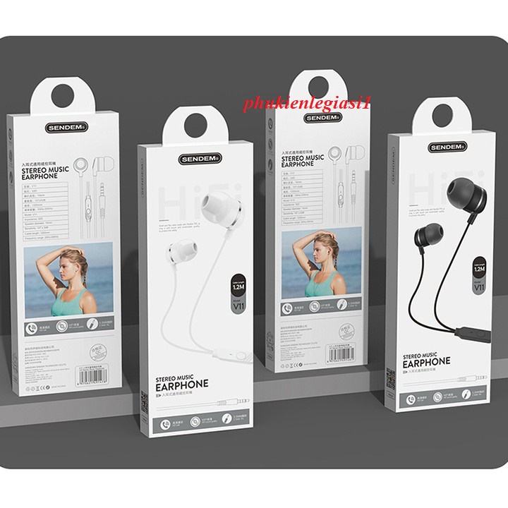 Tai nghe Sendem mã V11 jack 3.5mm
