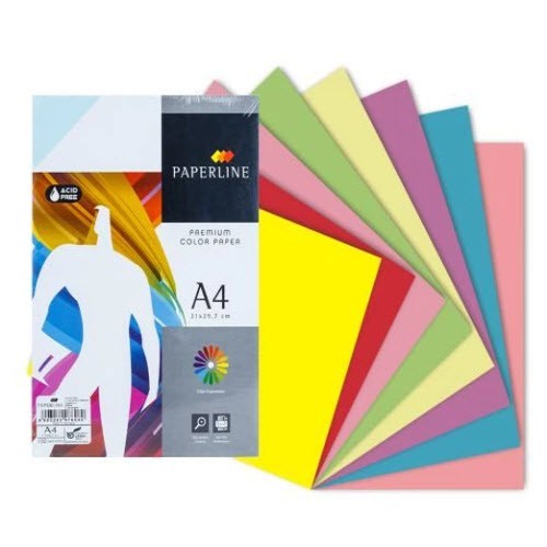 Giấy bìa cứng màu Paperlai A4 - 100 tờ-180gsm