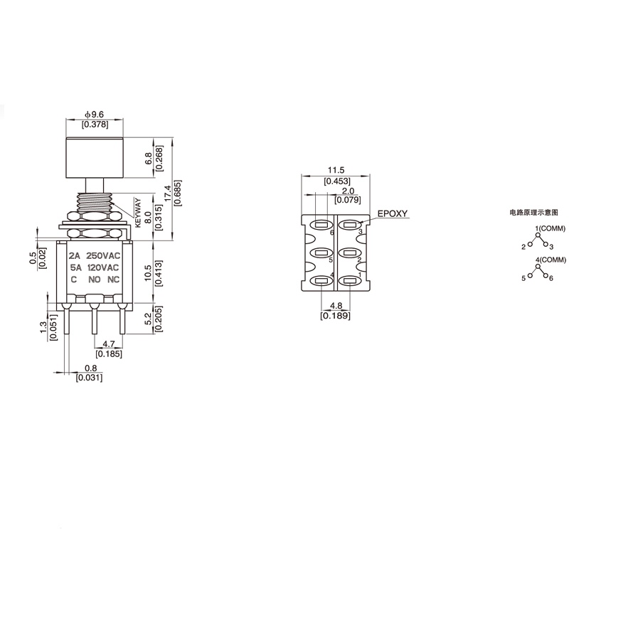 Công Tắc Bật Tắt Tự Động MTS-102 103 202