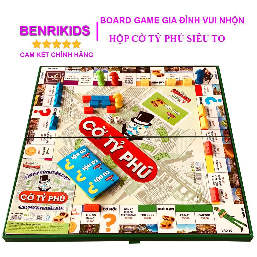 Cờ Tỷ Phú Việt Nam Loại Lớn Cho Bé Học Cách Làm Giàu-Game Gia Đình Vui Nhộn Nhất