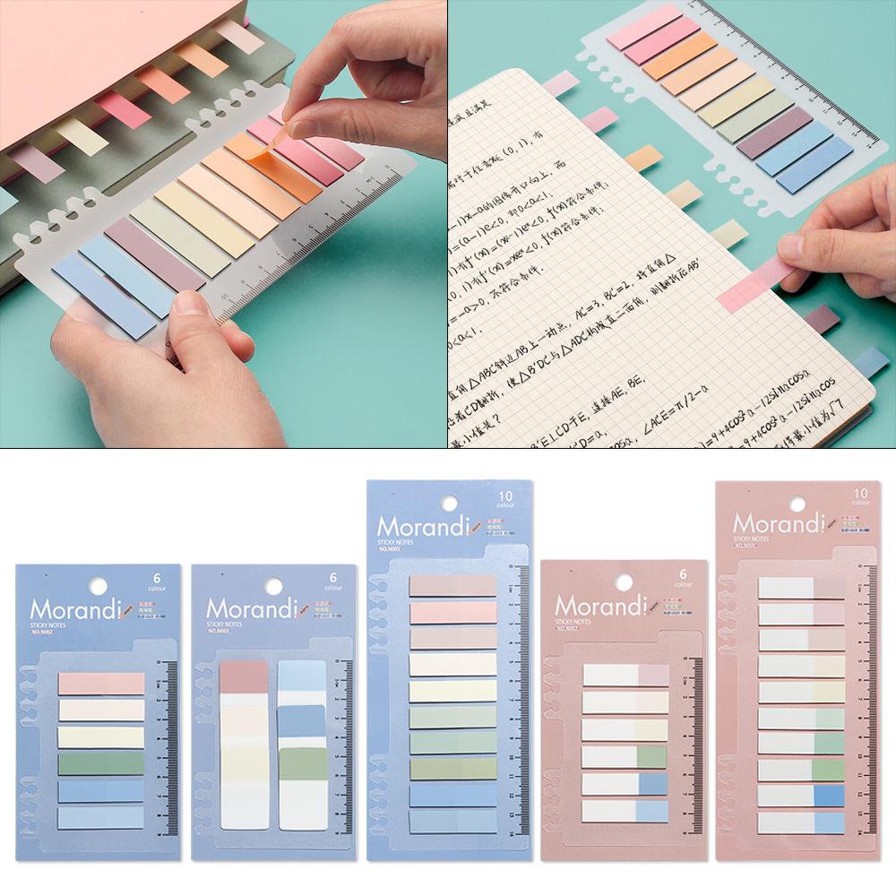 Set 60 / 120 / 200 Giấy Ghi Chú Họa Tiết Lá Cờ Xinh Xắn Tiện Dụng