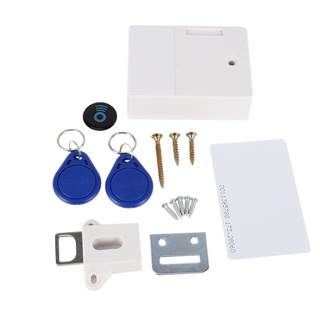 Khóa điện tử rfid diy màu trắng cho tủ gỗ / tủ kéo