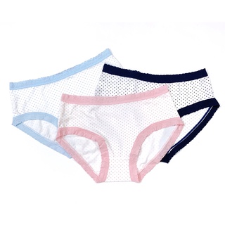 Set 3 quần chip cho mẹ và bé gái lớn chất cotton organic - Aircool