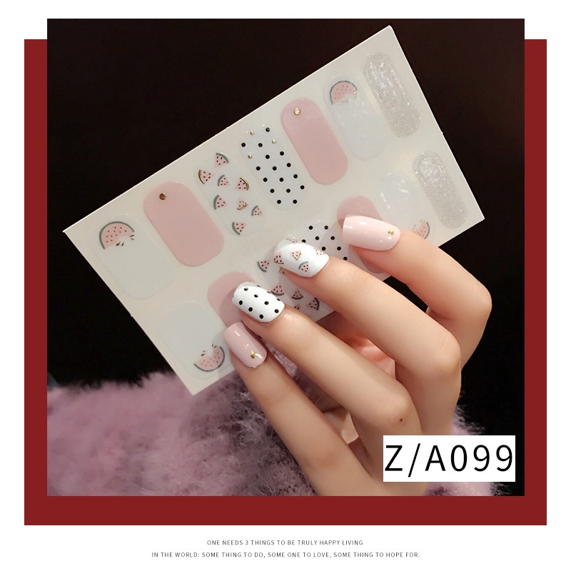Miếng Dán Trang Trí Móng Tay 3d Toàn Diện Chống Thấm Nước