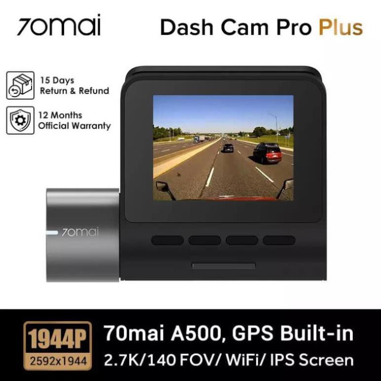 A500 70Mai Camera hành trình 70mai Dash Cam Pro Plus A500 Siêu Nét 1944P Tích hợp sẵn GPS - Phiên Bản Tiếng Anh | BigBuy360 - bigbuy360.vn