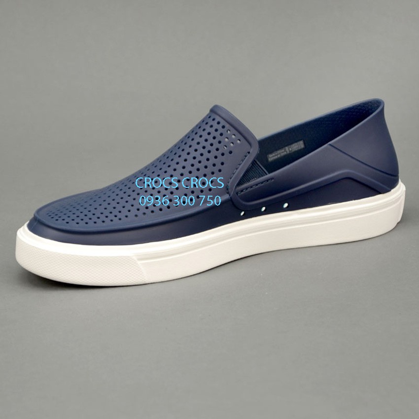 GIÀY NHỰA C.ROC.S CITILANE ROKA SLIP ON CHO NAM MÀU XANH NAVY | BigBuy360 - bigbuy360.vn