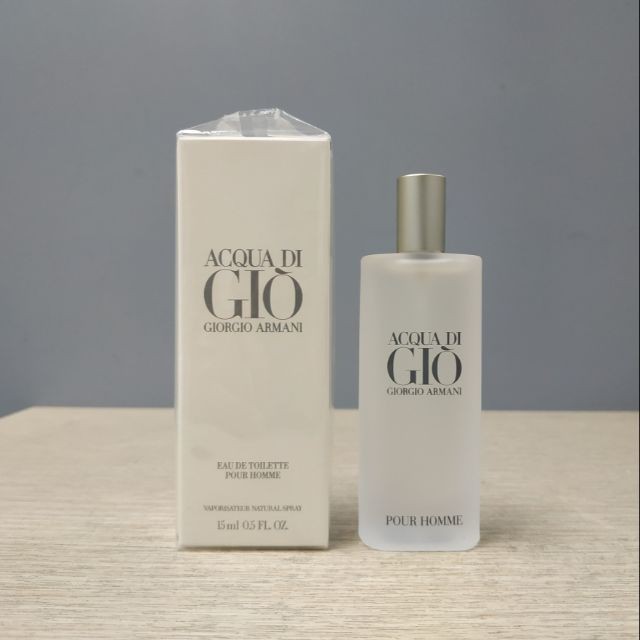 [Đen/Trắng] Nước hoa nam Gio Armani Acqua di Gio pour homme EDT 15ml chính hãng - HAPPY SALE