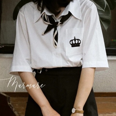 NRVP Áo Sơ Mi Dáng Rộng Thời Trang Hàn Quốc 2022 Dành Cho Nữ