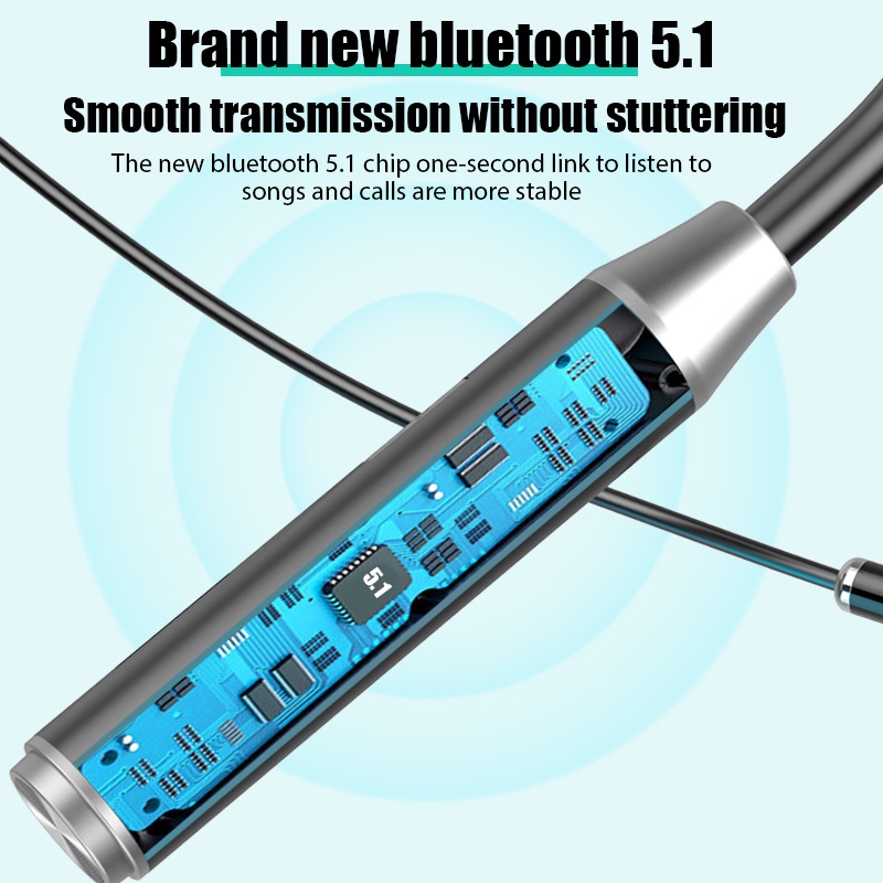 Tai Nghe Thể Thao Bluetooth 200h BT62 Móc Vành Cổ Có Nam Châm Chất Lượng Cao
