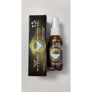 Xịt khẩu trang Nano Bạc SIEUSAT 50ml - biến khẩu trang vải thành khẩu trang kháng khuẩn dùng nhiều lần lct