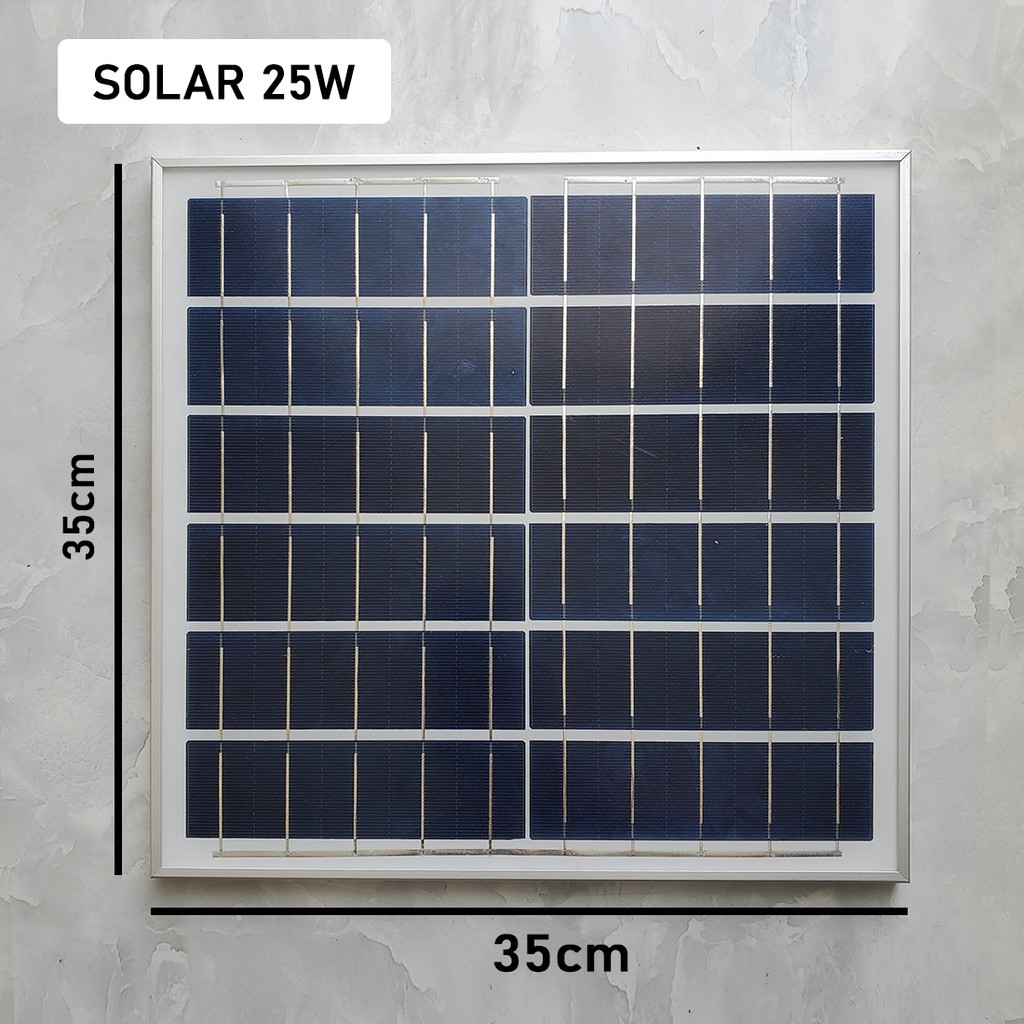 [Mã LIFEHL50K giảm 10% đơn 200K] Tấm pin năng lượng mặt trời 6v 25w poly