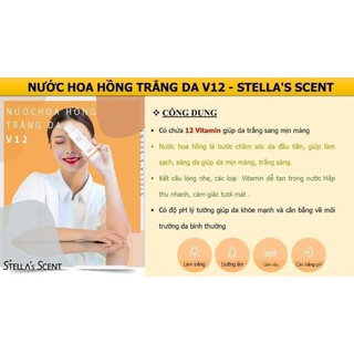 Toner Trắng da V12 tella's Scent  Hàn Quốc