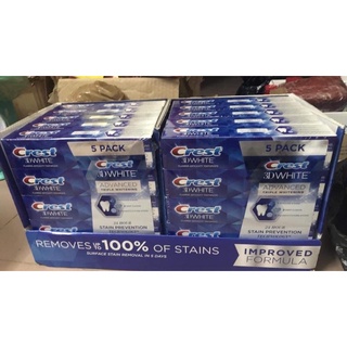 Kem đánh răng Crest 3D White Advanced Triple Whitening (Mỹ)