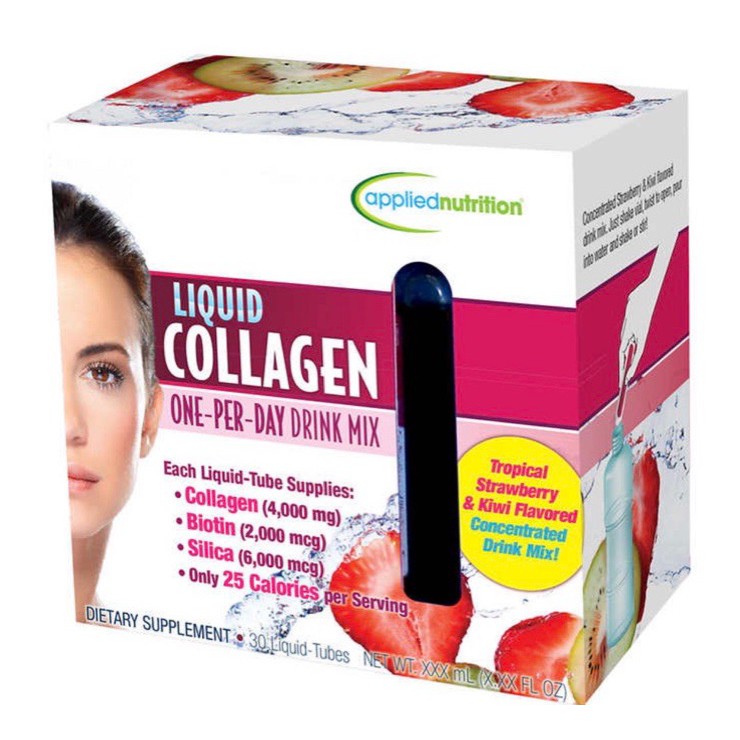 Collagen nước dạng ống.