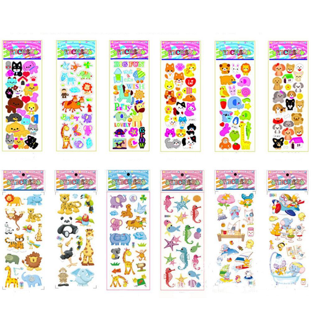 FREESHIP ĐƠN 99K_ Set 10 tấm hình dán sticker dễ thương cho bé