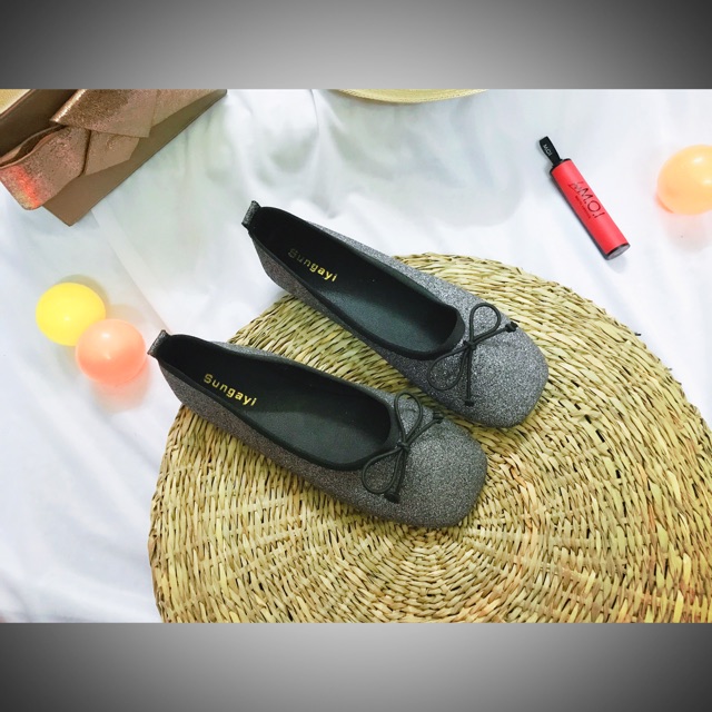 Bệt kim sa nơ form mềm size 39 QC [ Ảnh thật + Video ]