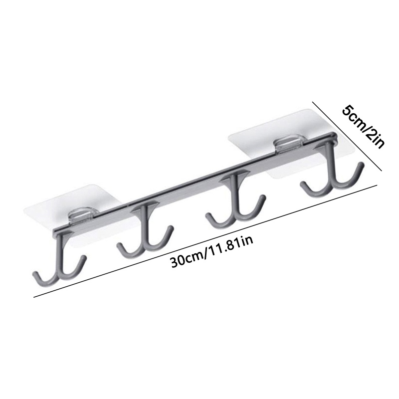 Giá Đỡ Dụng Cụ Nấu Ăn Treo Dưới Tủ Tiện Lợi