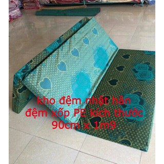 Đệm xốp PE,đệm sinh viên,văn phòng,đệm gấp,đệm ngủ đủ kt 90cm x 1m9