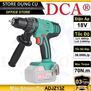 18v thân máy khoan bê tông dùng pin dca adjz13z | không bao gồm pin sạc