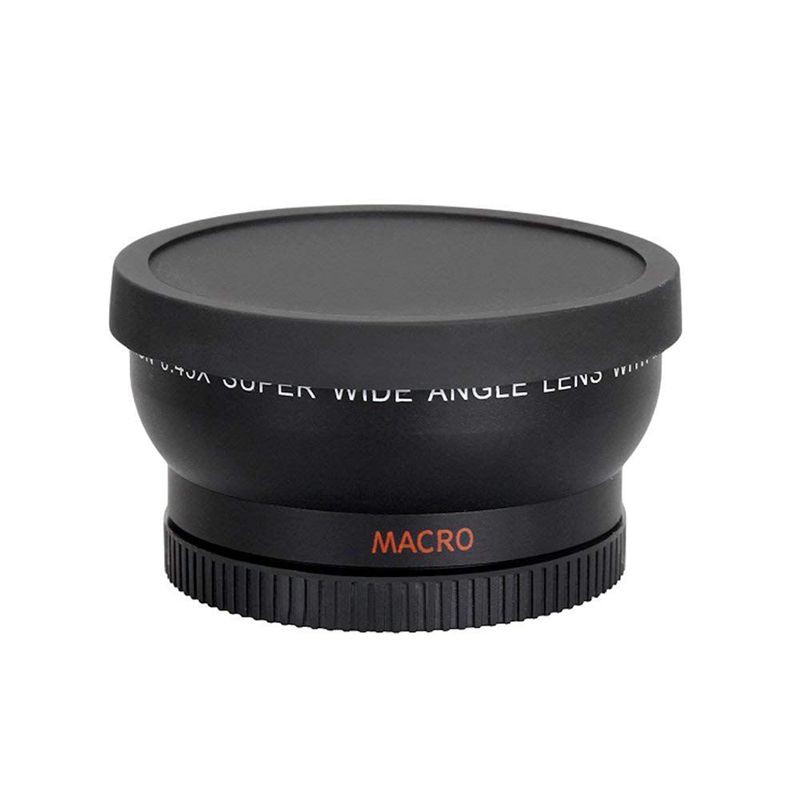 Ống kính chuyển đổi góc rộng 58MM 0.45x kèm ống Macro cho Canon