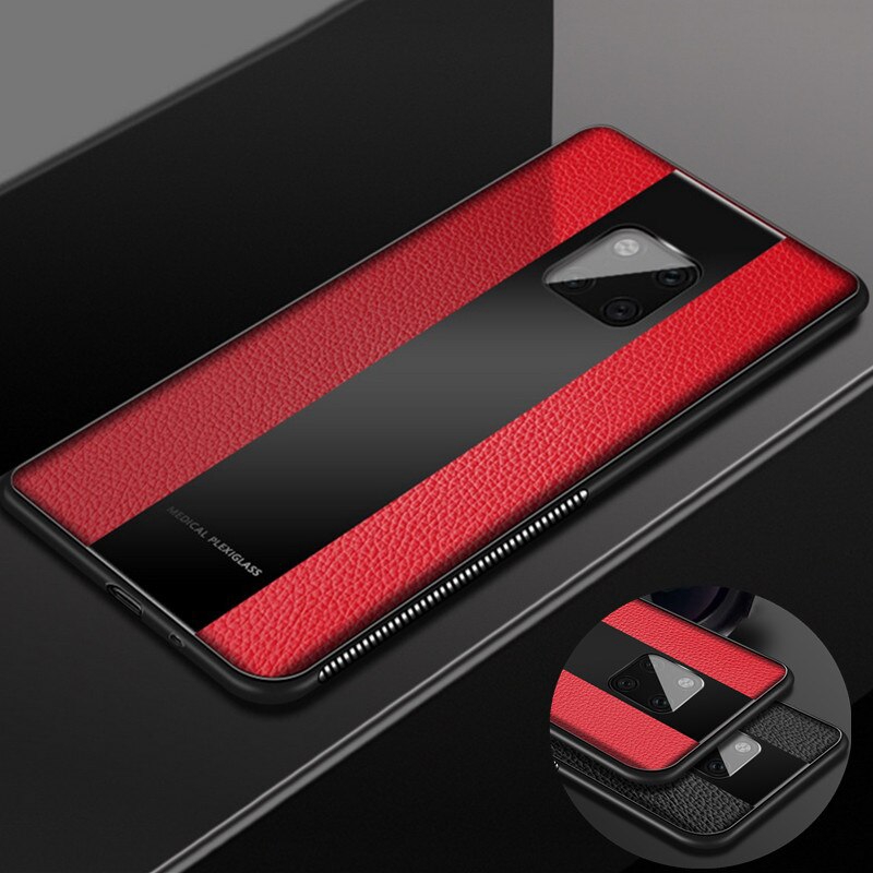 Sang Trọng Ốp Lưng Bọc Da Dập Hình Logo Porsche Cho Điện Thoại Huawei Mate 20 Pro 20x Mate10 Lite P20 Pro P10 Plus Honor 8x 10