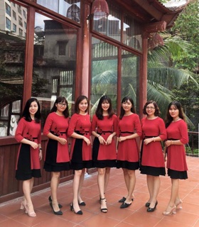 Đầm phối hoa eo NK kèm ảnh thật
