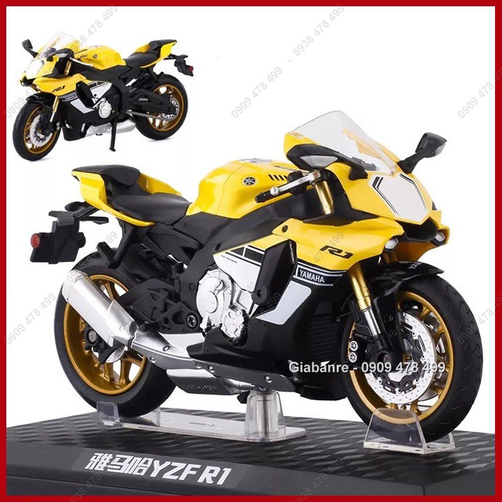 Mô Hình Xe Moto Yamaha YZF-R1 Tỉ Lệ 1:12 - New – MSZ - 8736