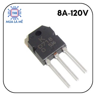 D718 transistor 120v 8a tháo máy chính hãng.