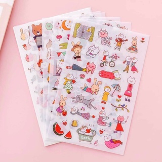 Sticker 6 tấm cute