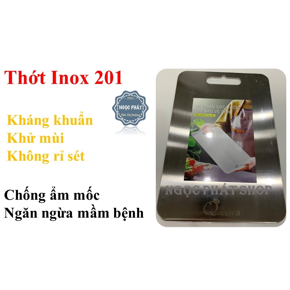 THỚT INOX 201 KHÁNG KHUẨN  - GIẢI PHÁP THAY THẾ HOÀN HẢO CHO THỚT GỖ, THỚT NHỰA