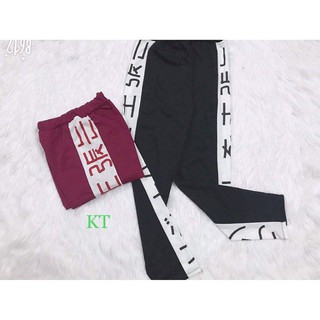 Quần jogger line chữ - qjglic