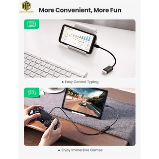 Cáp Micro USB 2.0 OTG Ugreen 10396 đen chính hãng - Hapustore