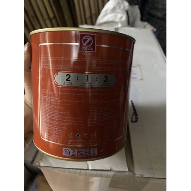 Sơn gỗ pu cao cấp o7 oseven loại mờ 50%  và mờ 75%