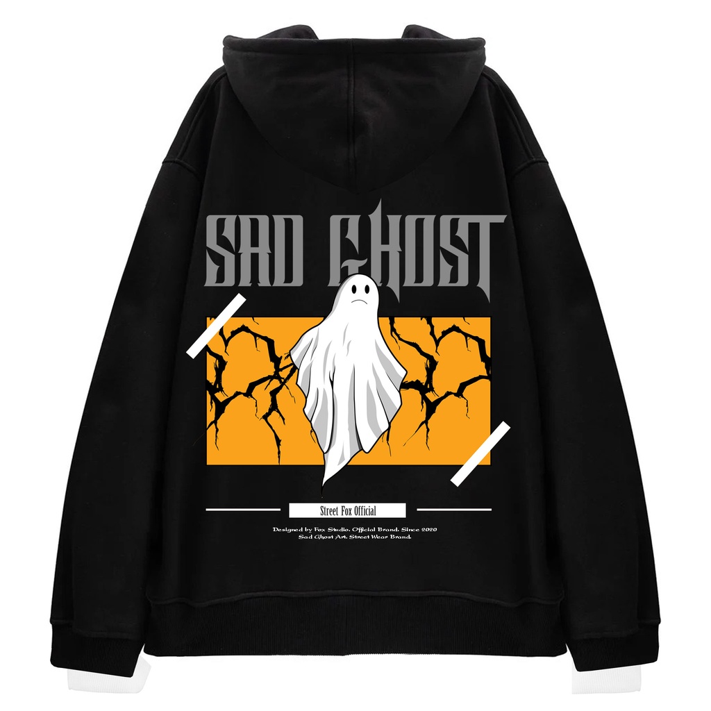 Áo Hoodie Local Brand Street Fox HD Sad Ghost