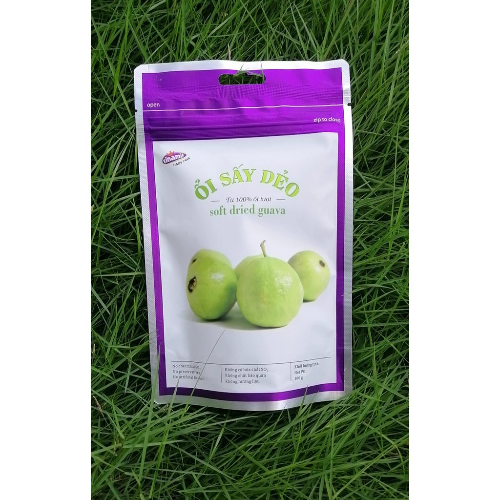 Ổi sấy dẻo Vinamit 100g ổi dẻo mềm nguyên chất