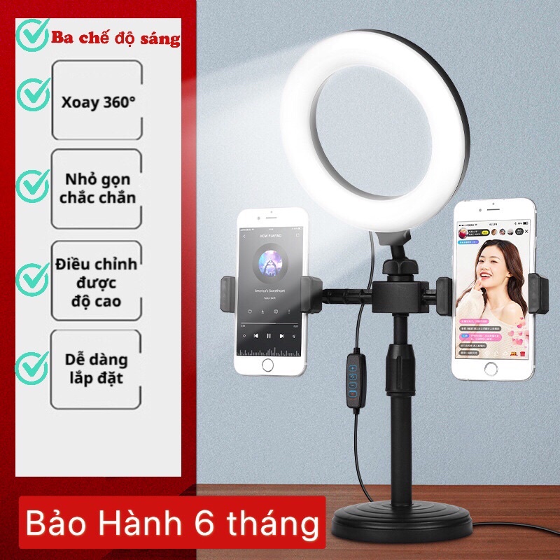 Đèn Livestream Để Bàn siêu bền hỗ trợ ánh sáng quay video, tiktok,livestream