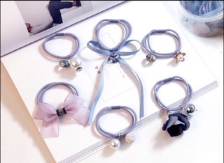 Set hộp 6 dây đôi cột tóc luxury