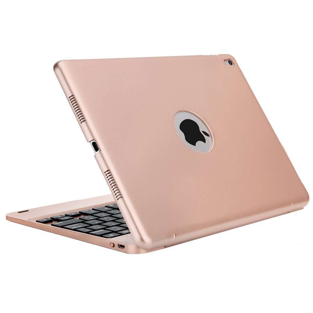 Bao da kiêm bàn phím Bluetooth iPad Pro 9.7 (Rose Gold)