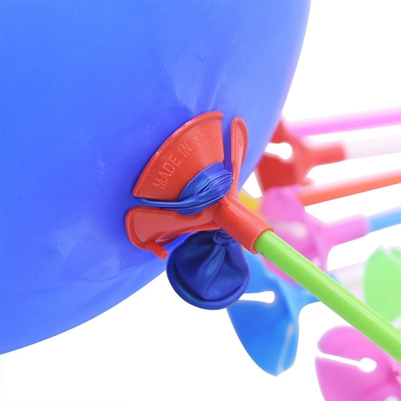 Set 10 Thanh Đỡ Bong Bóng 32cm Bằng Latex Màu Trắng Dùng Trang Trí Tiệc Cưới / Sinh Nhật / Giáng Sinh / Valentine Đứng